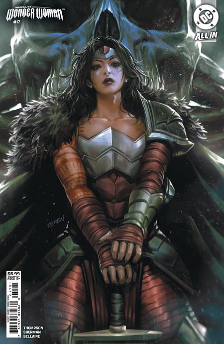 Set of four comics: Absolute Wonder Woman #17 - Covers A,B,C,D