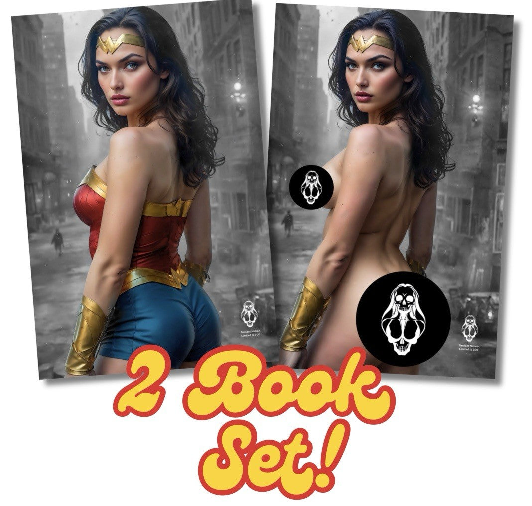 Wonder Woman ColorSplash "E" Double Sided Set (Naughty & Nice)