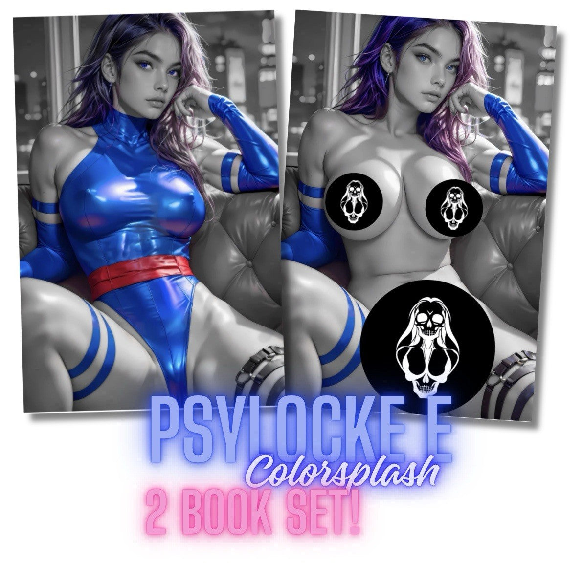 Psylocke "E" Colorsplash Set (Naughty & Nice)