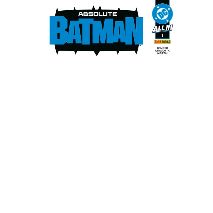 Absolute Batman 1 Panini Blank