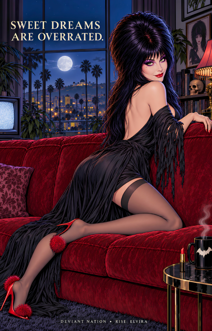 RISE: Elvira - ASM #601 J Scott Campbell Homage