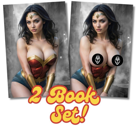 Wonder Woman ColorSplash "E" Double Sided Set (Naughty & Nice)