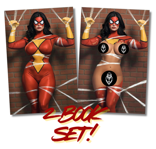 Spider-Woman Double Sided SET (Naughty & Nice)
