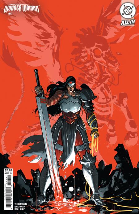 Set of four comics: Absolute Wonder Woman #17 - Covers A,B,C,D