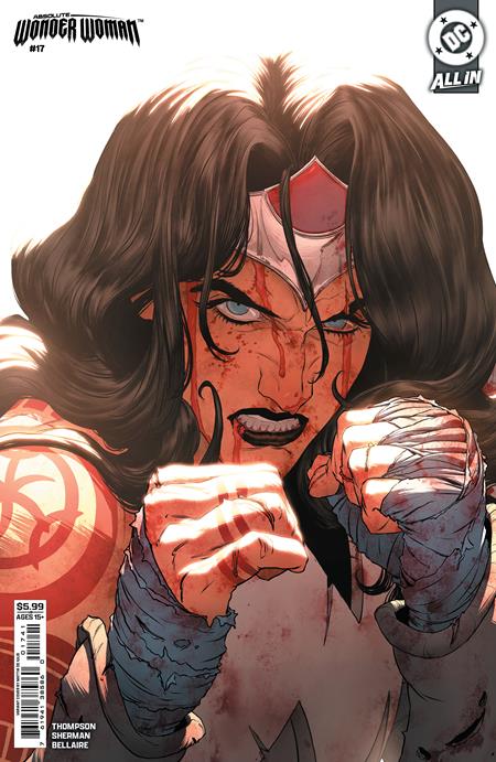Set of four comics: Absolute Wonder Woman #17 - Covers A,B,C,D