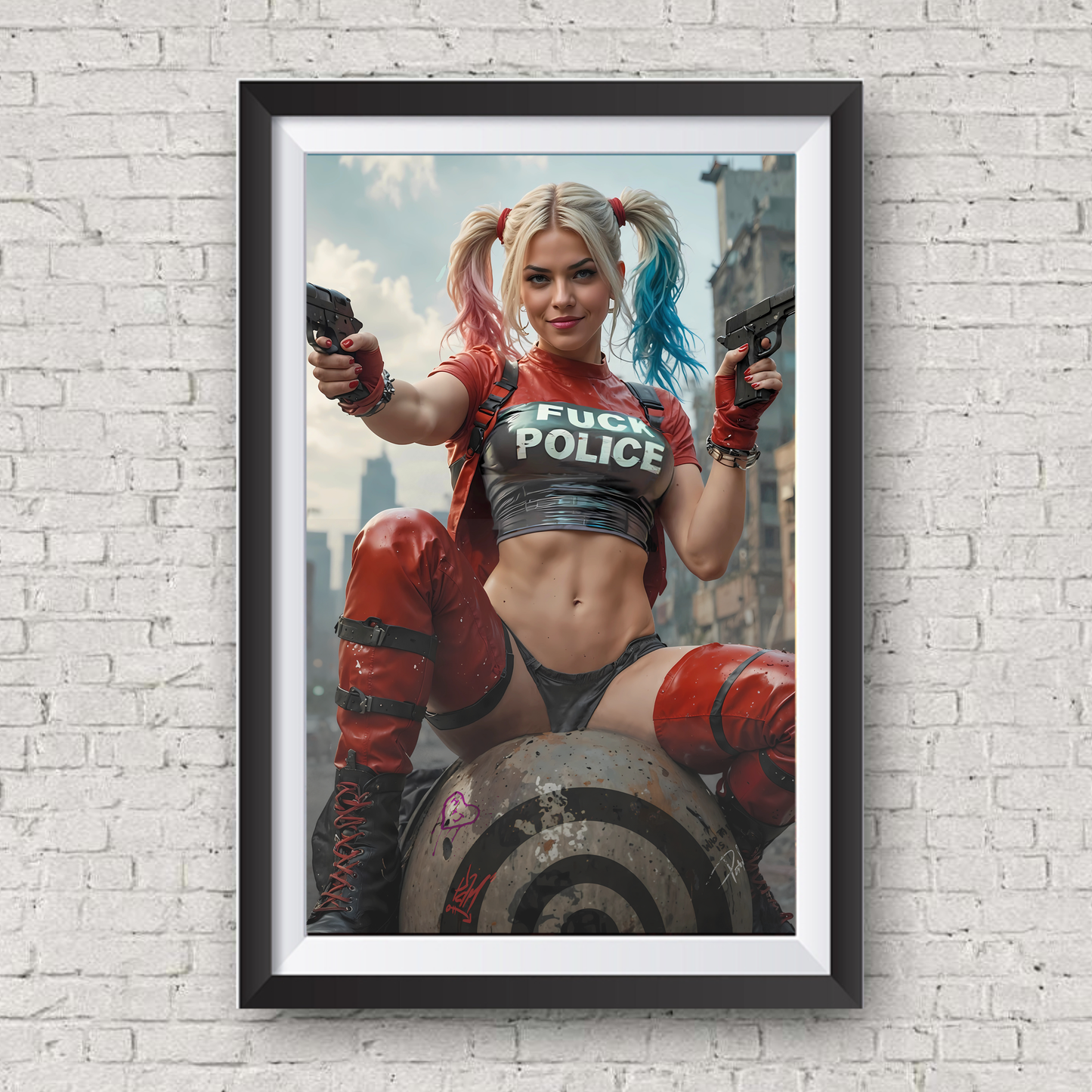 Harley F Police Double Sided