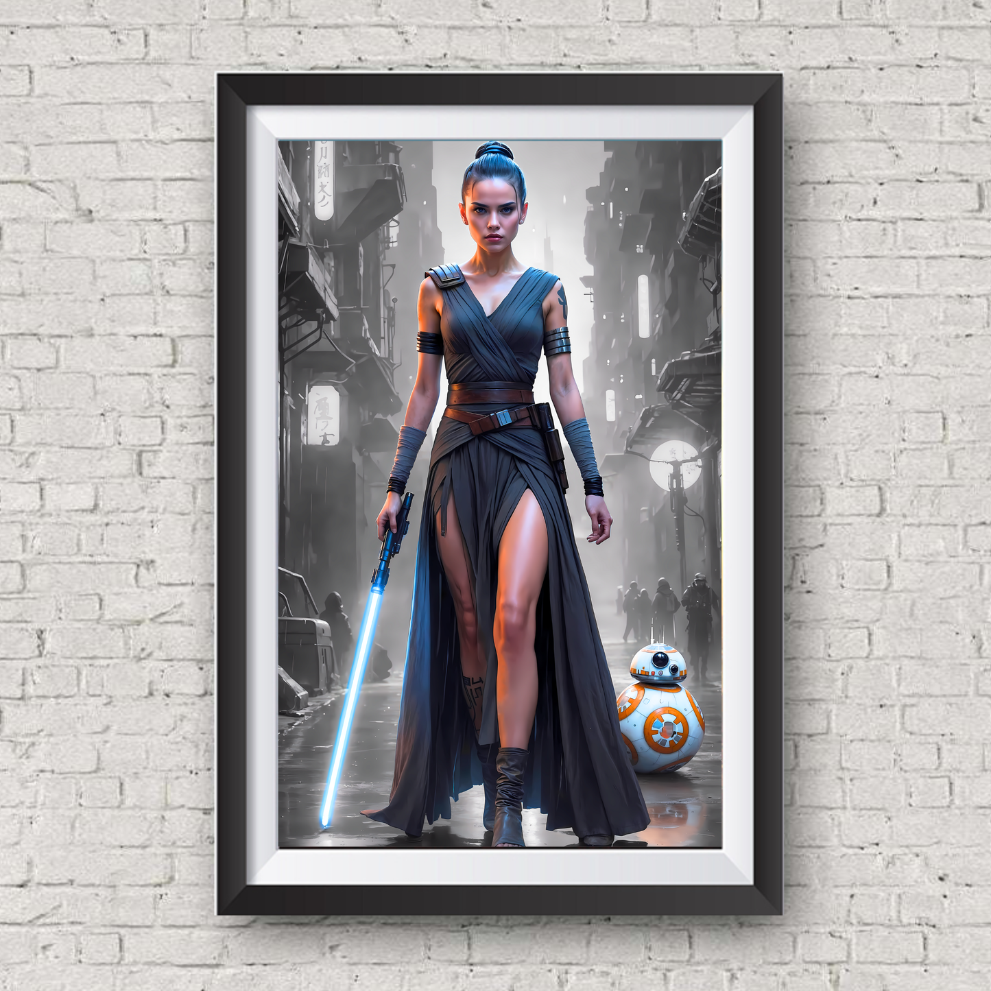 Rey "E" COLOR SPLASH - Double Sided