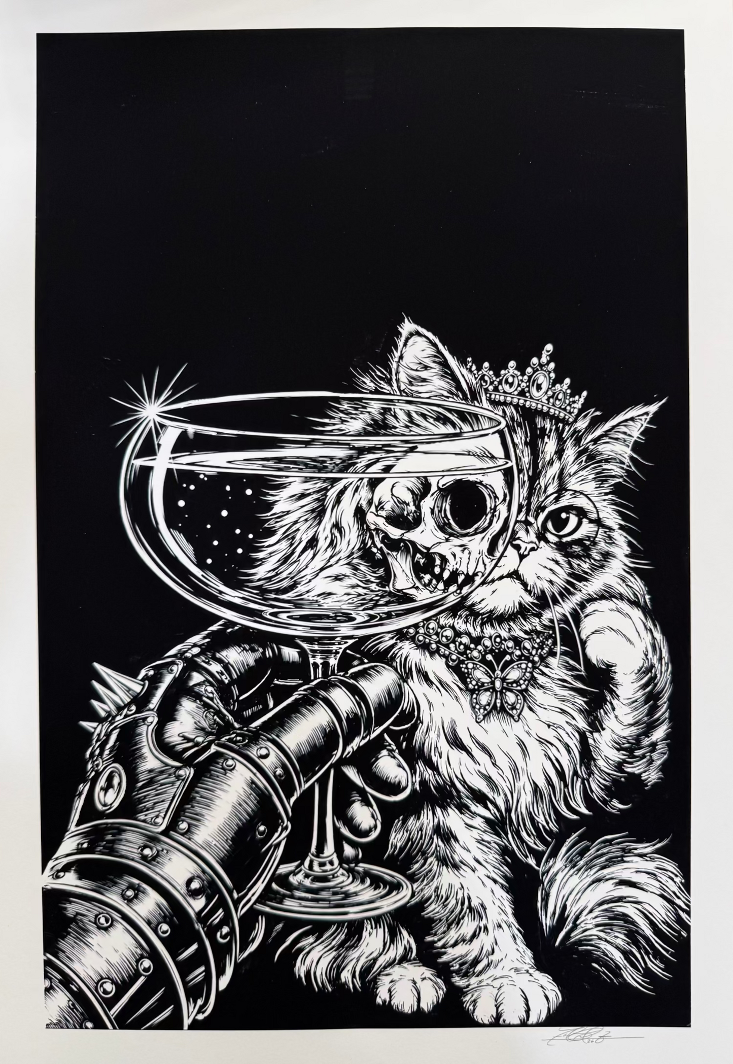 Princess Donut art print - Chamber of Chills #19 Homage