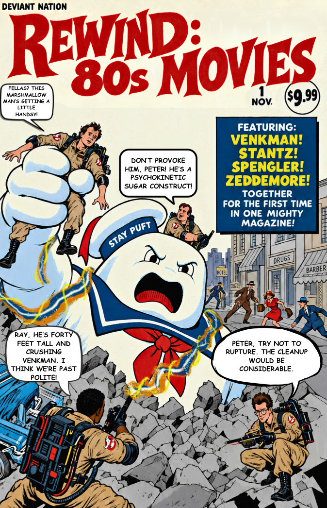 REWIND: 80's Movies - Ghostbusters Fantastic Four #1 Homage