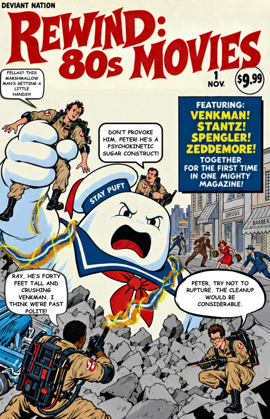 REWIND: 80's Movies - Ghostbusters Fantastic Four #1 Homage