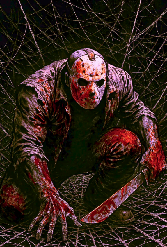 Friday the 13th JASON Spider-Man McFarlane Homage - Double Sided