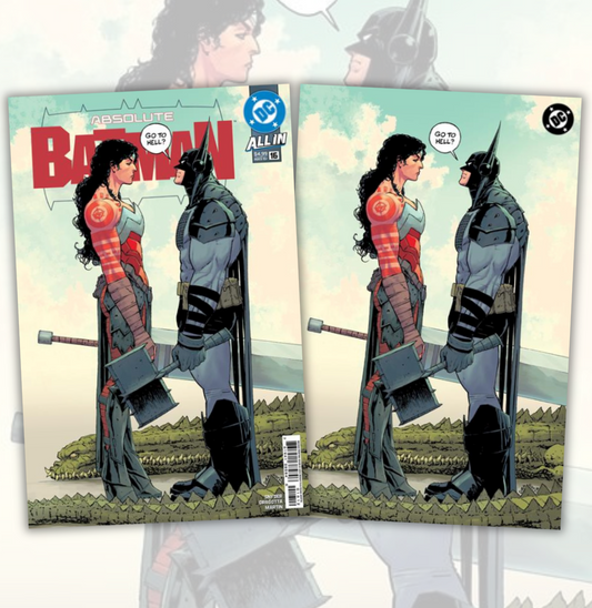 Absolute Batman #16 - Trade Dress & Virgin Foil TWO BOOK SET