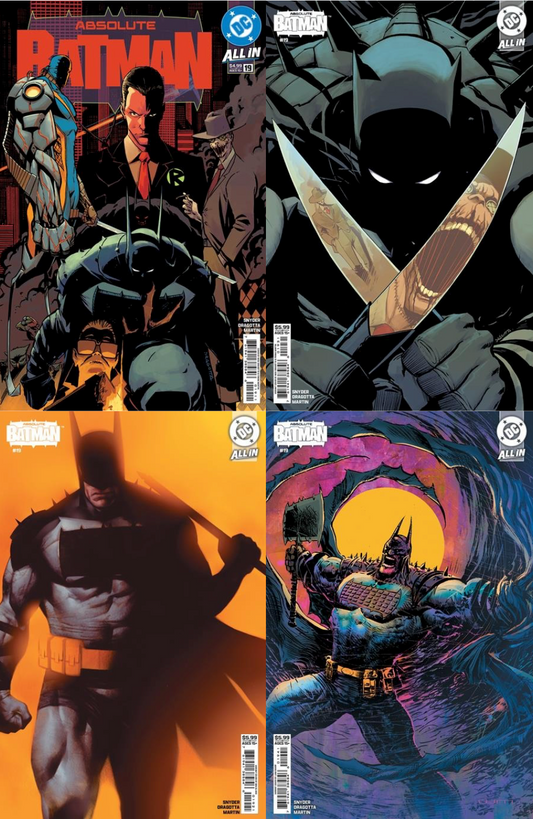 Absolute Batman #19 4 Book Set (A,B,C, & D)