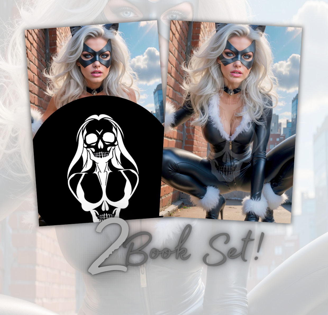 Black Cat "E" - Double Sided