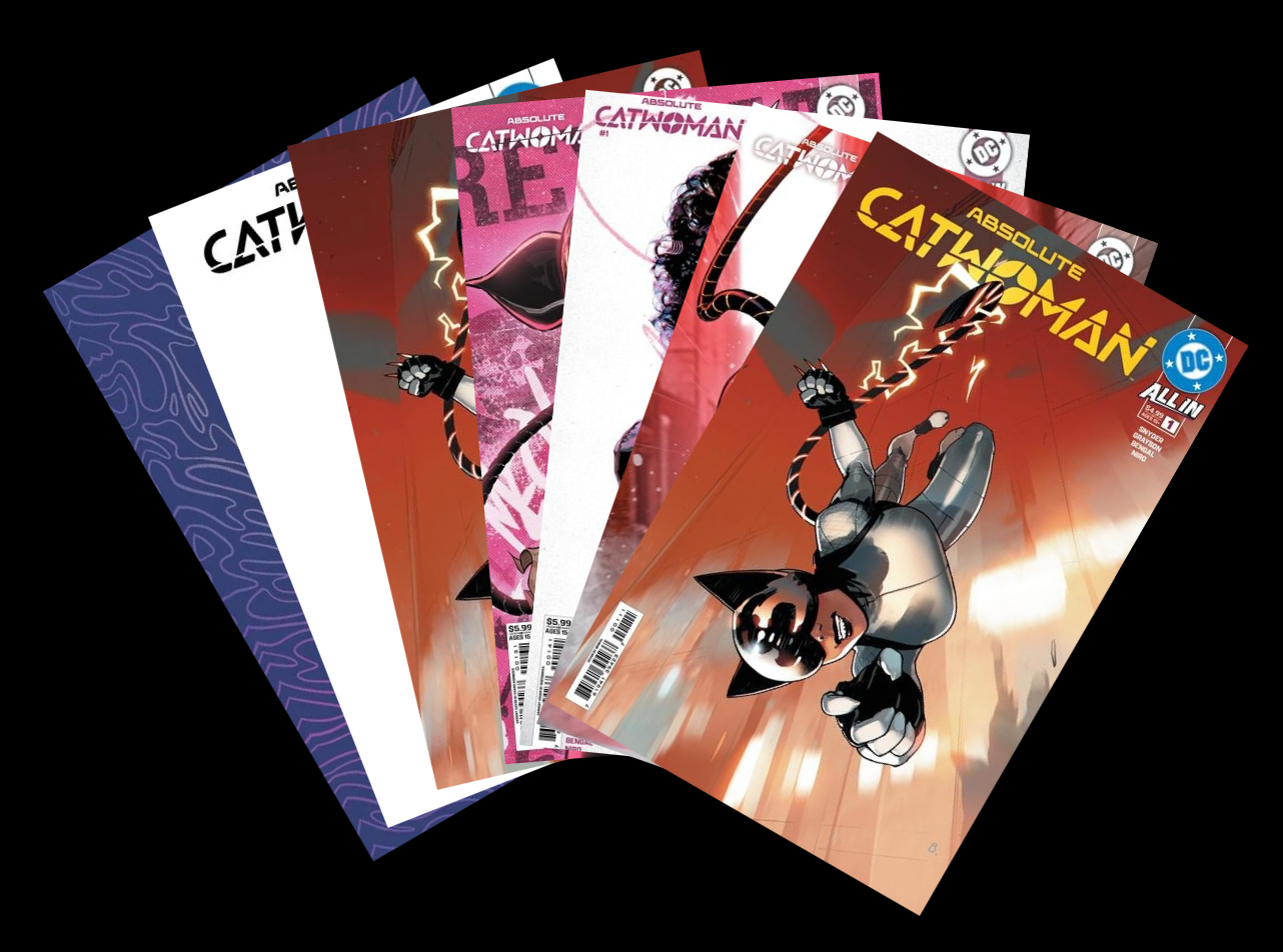 Absolute Catwoman 7 book (A-G) SET