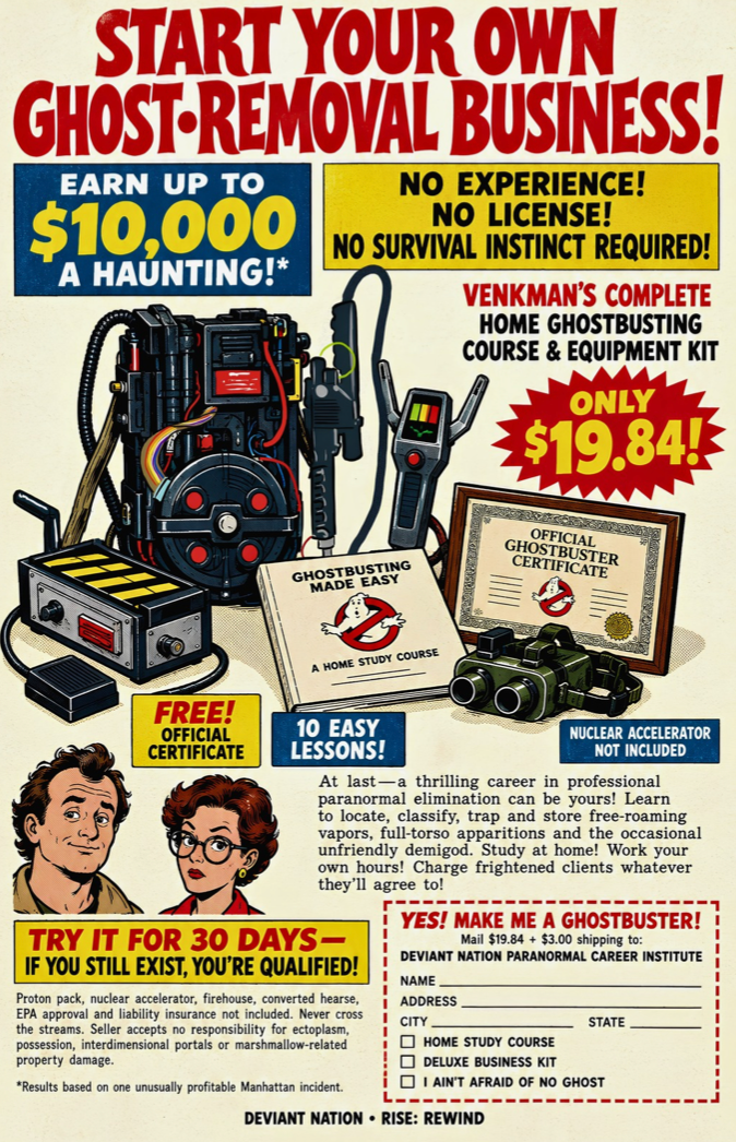 REWIND: 80's Movies - Ghostbusters Fantastic Four #1 Homage