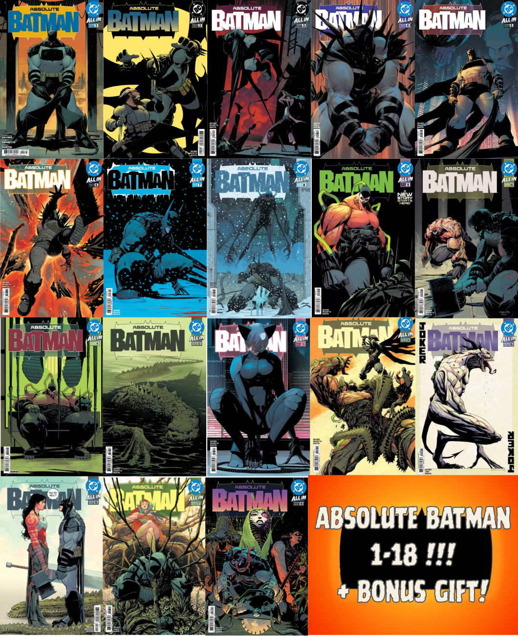 Absolute Batman 1-18 Cover A BUNDLE + BONUS MYSTERY GIFT
