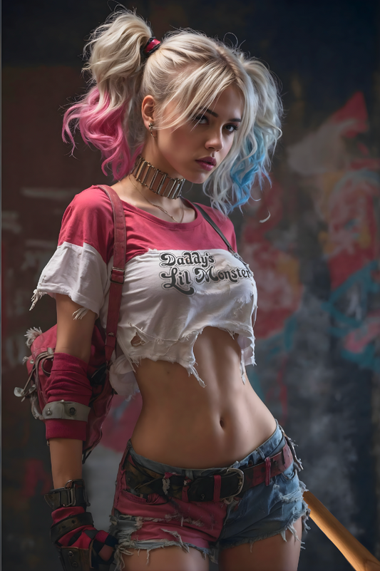 Harley Quinn M - Double Sided