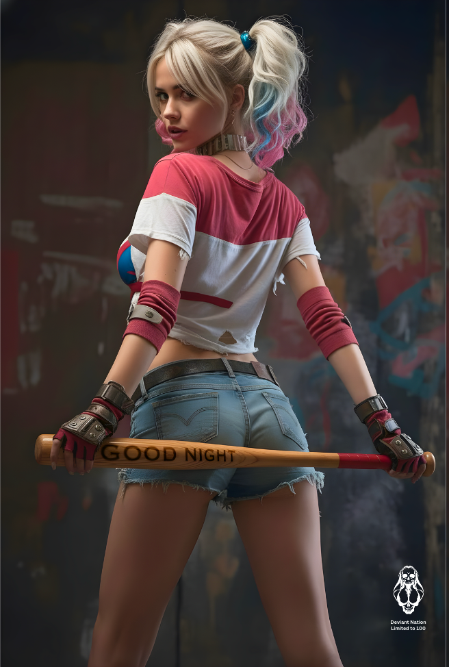 Harley Quinn M - Double Sided