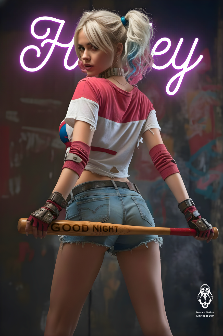 Harley Quinn Neon - Double Sided