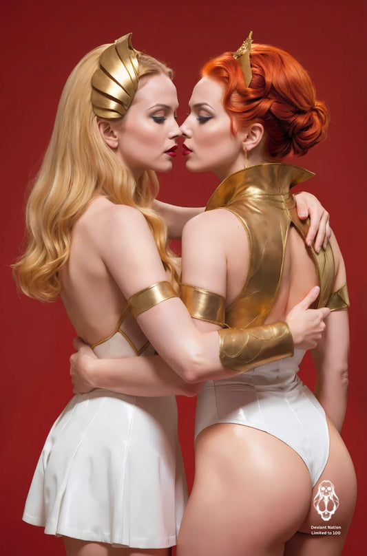 She Ra & Teela Double Sided Art Book (Nice)