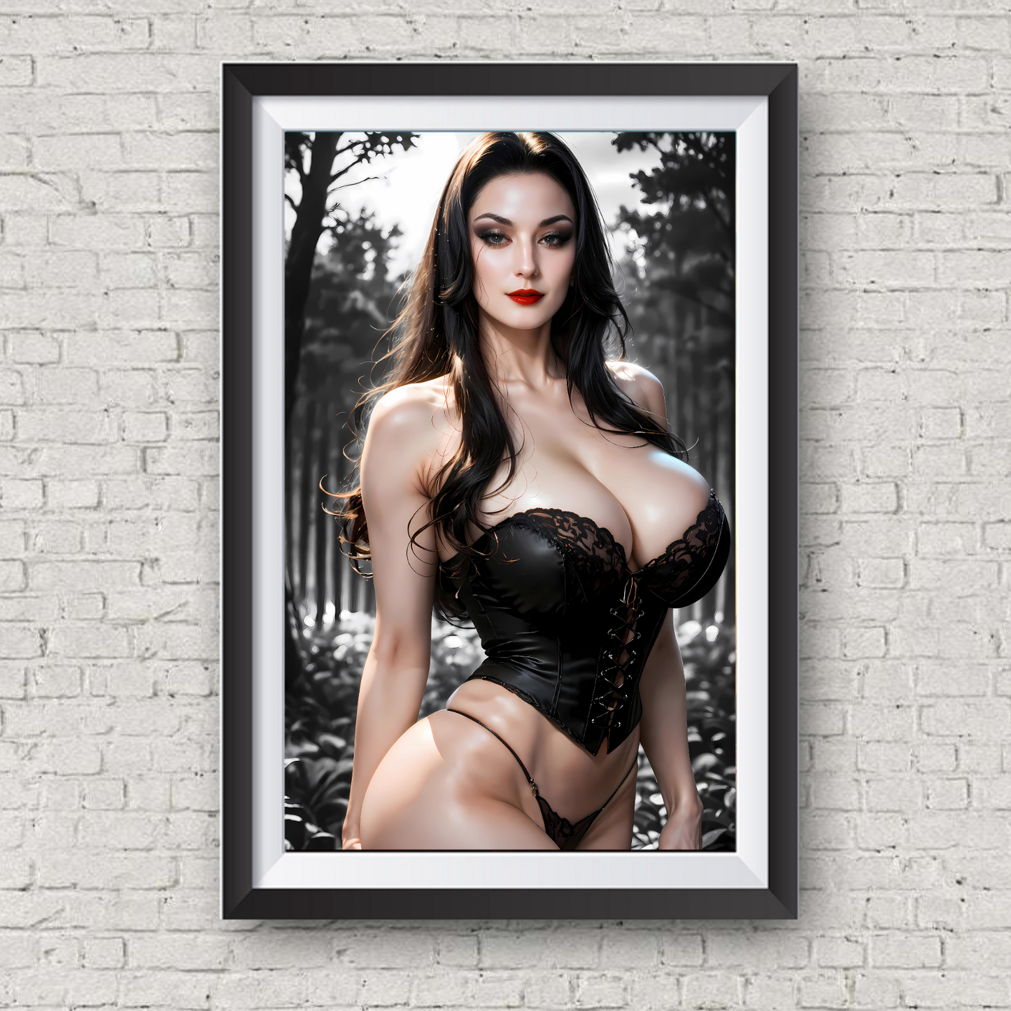 Morticia Addams Double Sided