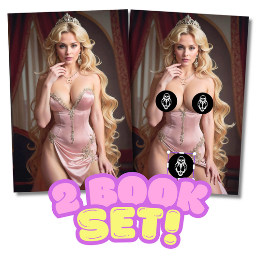 Peachy Pink Princess DOUBLE SIDED SET (Naughty & Nice)
