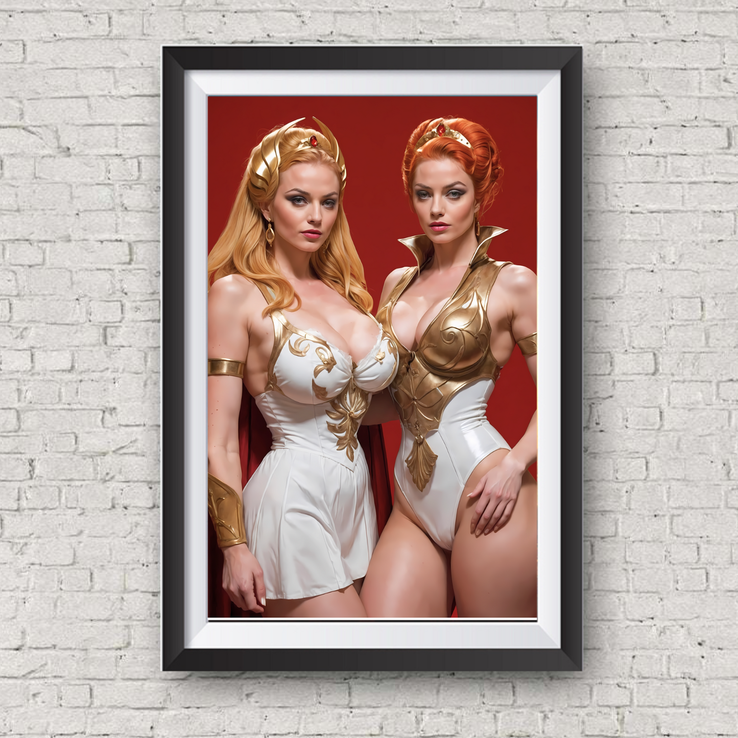 She Ra & Teela - Double Sided
