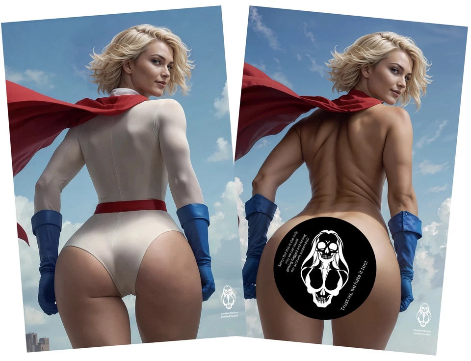 Powergirl E Double Sided Set (Naughty & Nice)